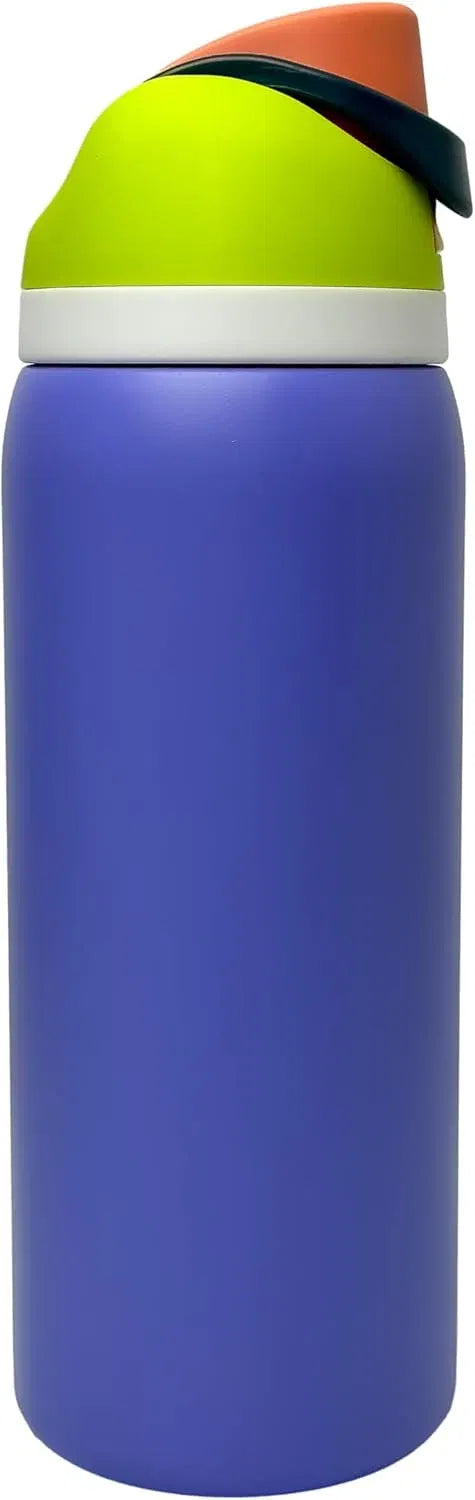 32oz Sip Spouted Insulated Stainless Steel Water Bottle with Straw for Sports, Travel, and School (Pastel Purple)