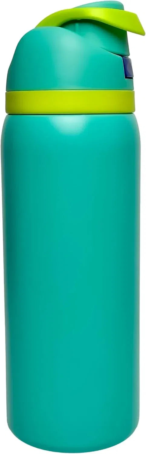 32oz Sip Spouted Insulated Stainless Steel Water Bottle with Straw for Sports, Travel, and School (Ocean Teal)