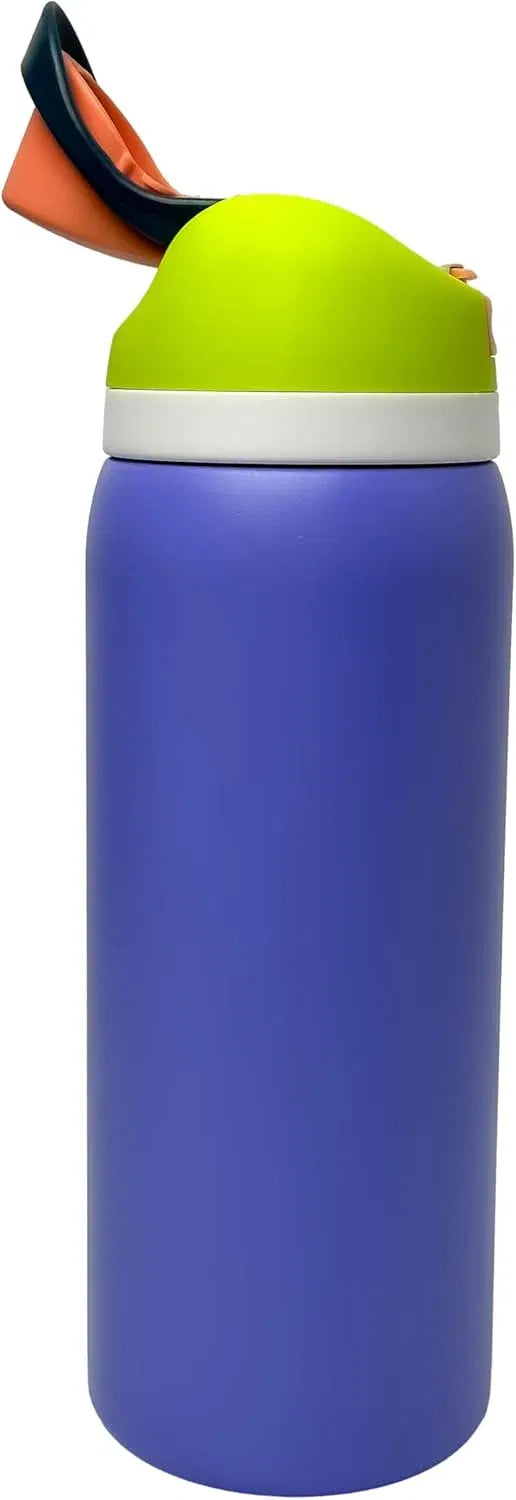 32oz Sip Spouted Insulated Stainless Steel Water Bottle with Straw for Sports, Travel, and School (Pastel Purple)